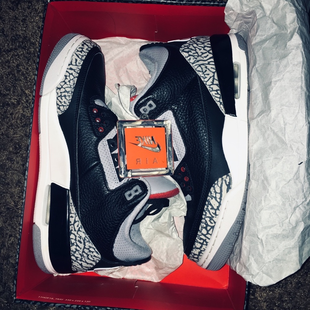 Nike/Air Jordan 3s Retro Og Black Cement